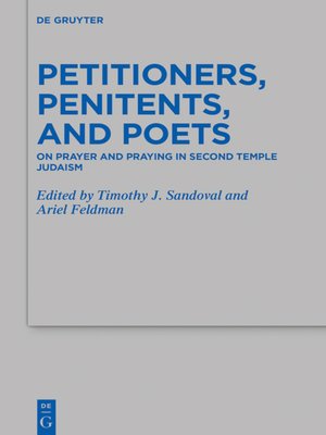 cover image of Petitioners, Penitents, and Poets